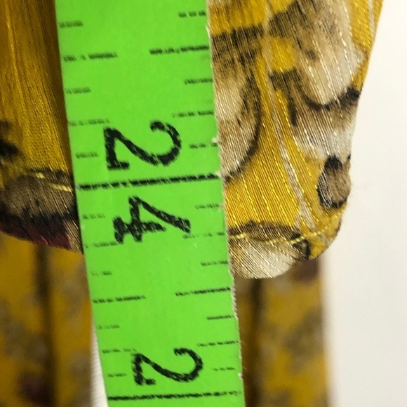 Womens Yellow Summer Dress. Medium - Picture 4 of 7